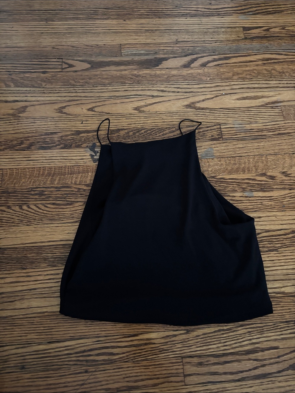 Forever 21 Black High-Neck Spaghetti Strap Cami